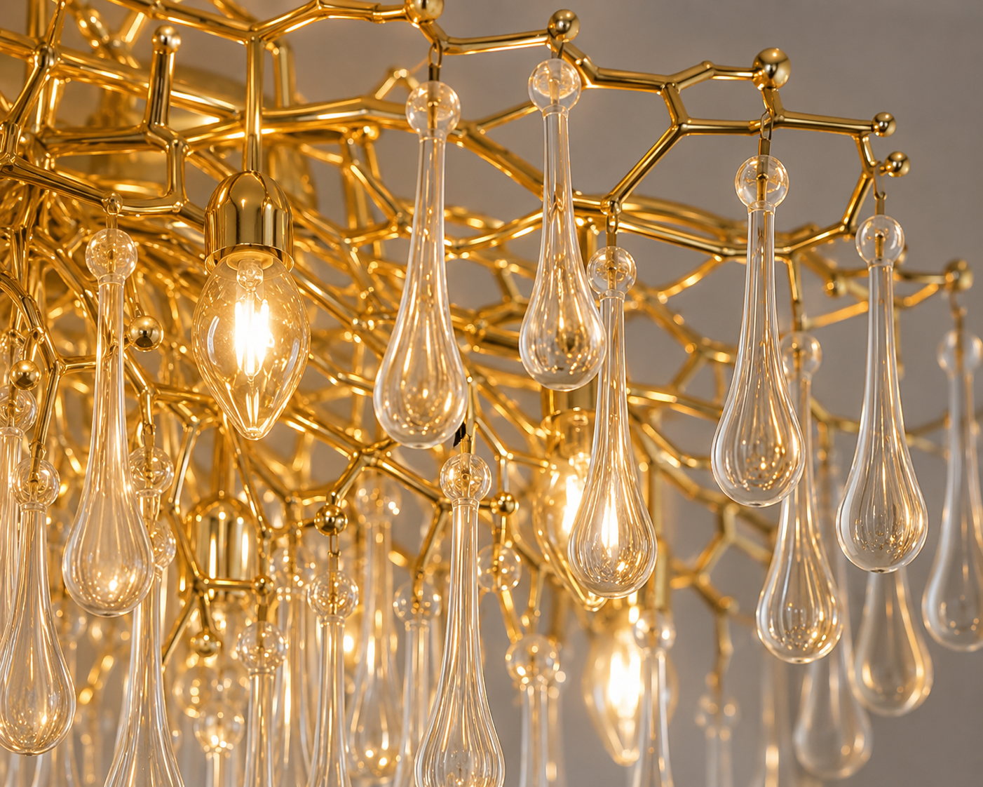 Candelabru Lux cu 176 Cristale, Ø800 mm, 12xE14, Design Aur Oxidat – Model 27137/800 OG+FGD
