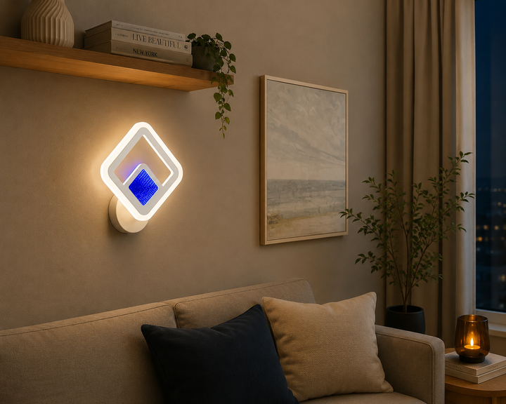 Aplica LED, 26 W, 245×215 mm, temperatură reglabilă 2800–6500 K – model SX8736/1