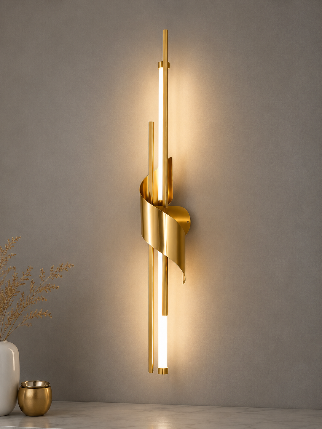 Aplica LED modernă, 20W total, 850 mm, temperatură reglabilă 3000K–6500K – model 59095/850