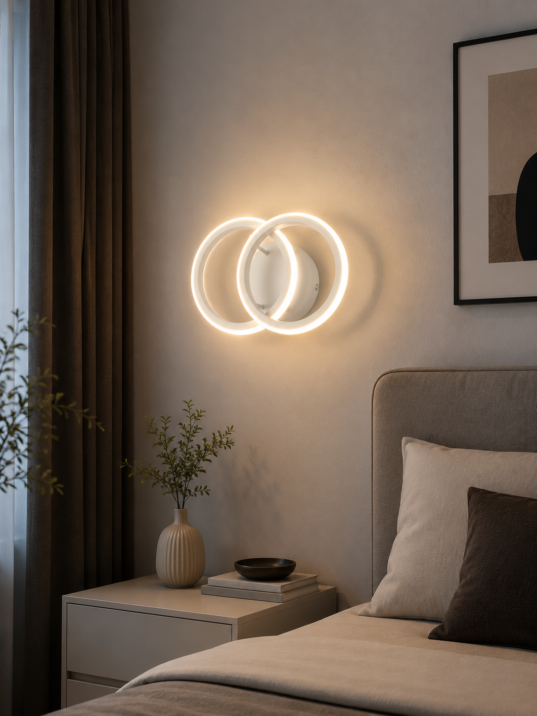 Aplica LED Alba  7138 WH, 36W, 2800–6500K, 17x25cm