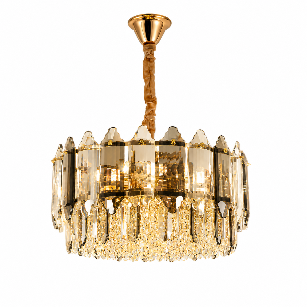 Candelabru elegant cu 9 brațe, soclu E27, finisaj clasic – model 20564/500FG