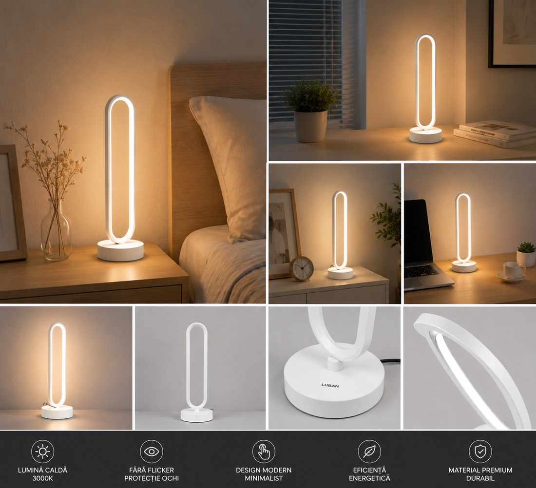 VEIOZA LED DECORATIVA ALBA-MODEL 8728WH