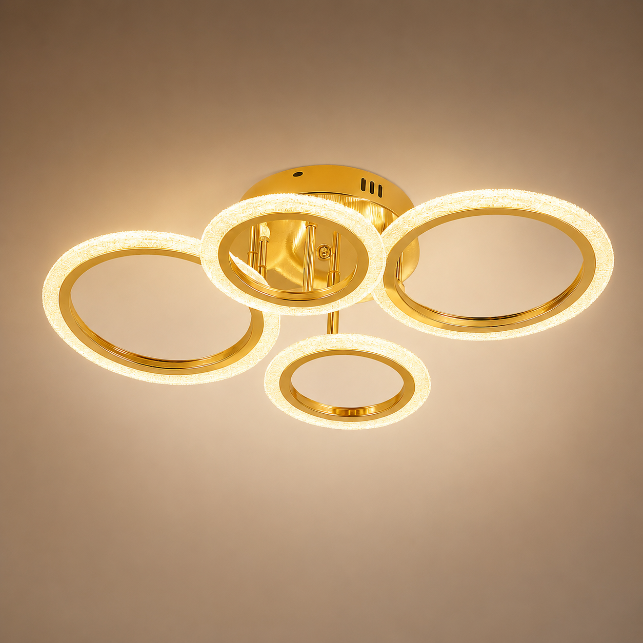 Lustra LED cu telecomanda, model 26056/2+2FGD