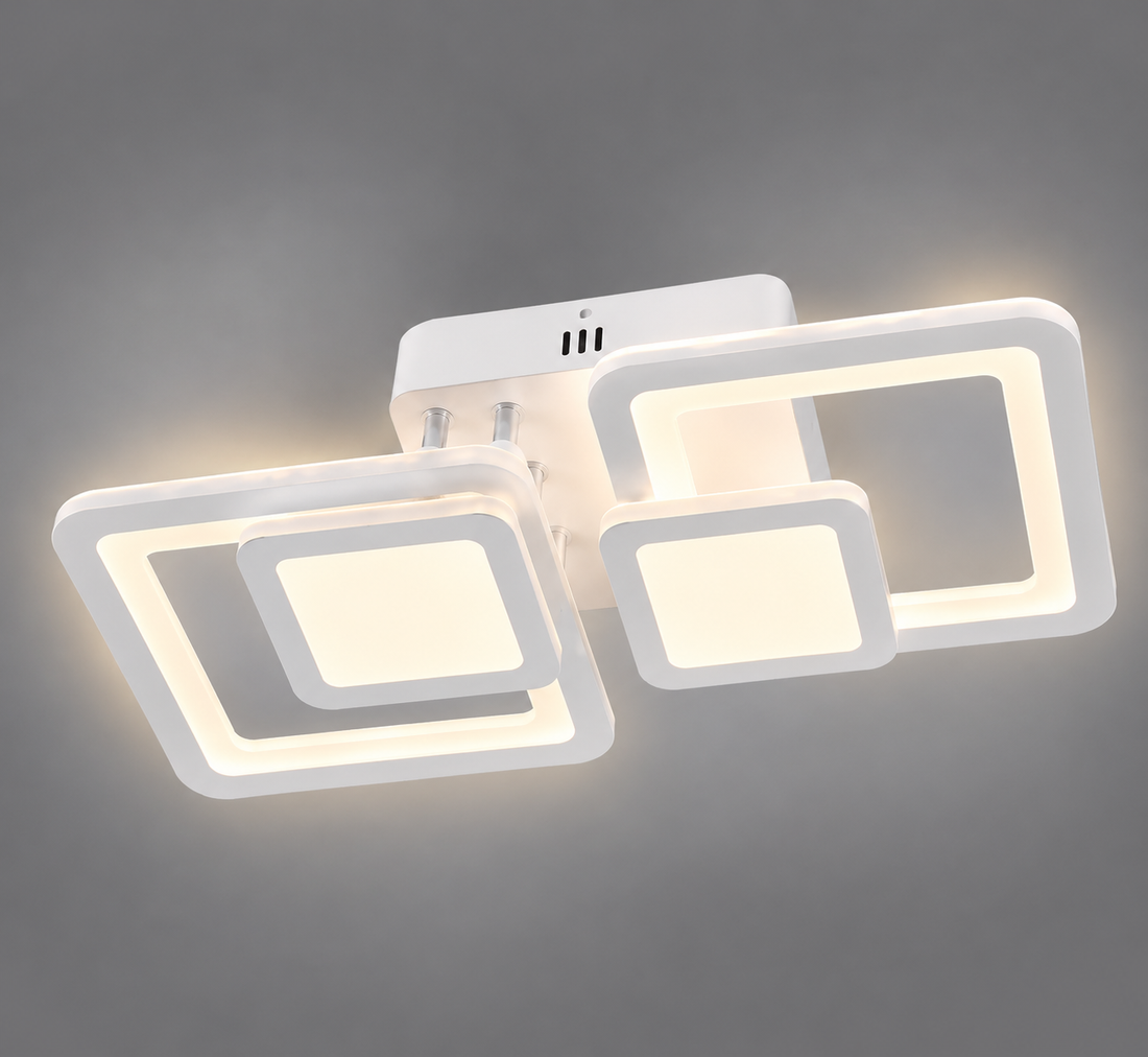 Lustra LED 8022A/2 – Design Modern cu Iluminare Reglabilă și Telecomandă Inclusă