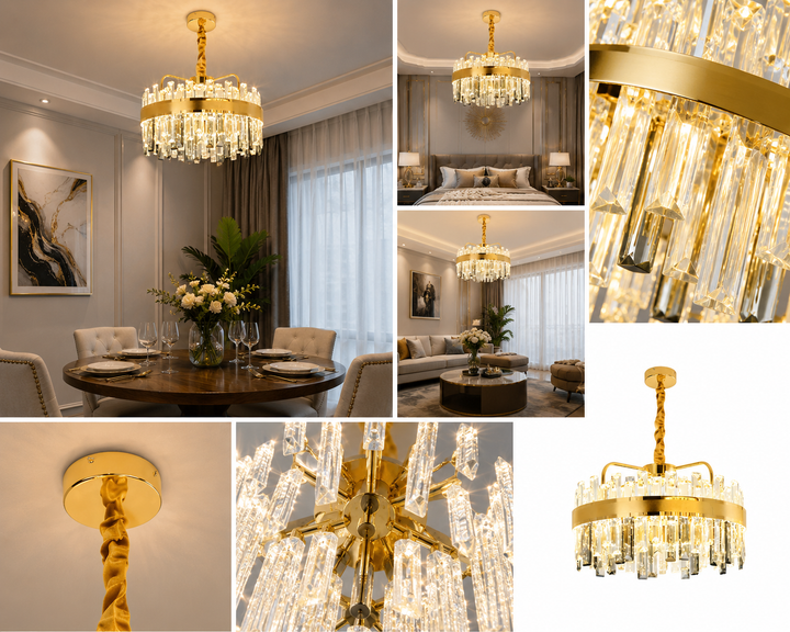 Candelabru LED  112 W, Ø ≈ 500 mm, temperatura reglabila 2800–6500 K – model 8652/500 SKG