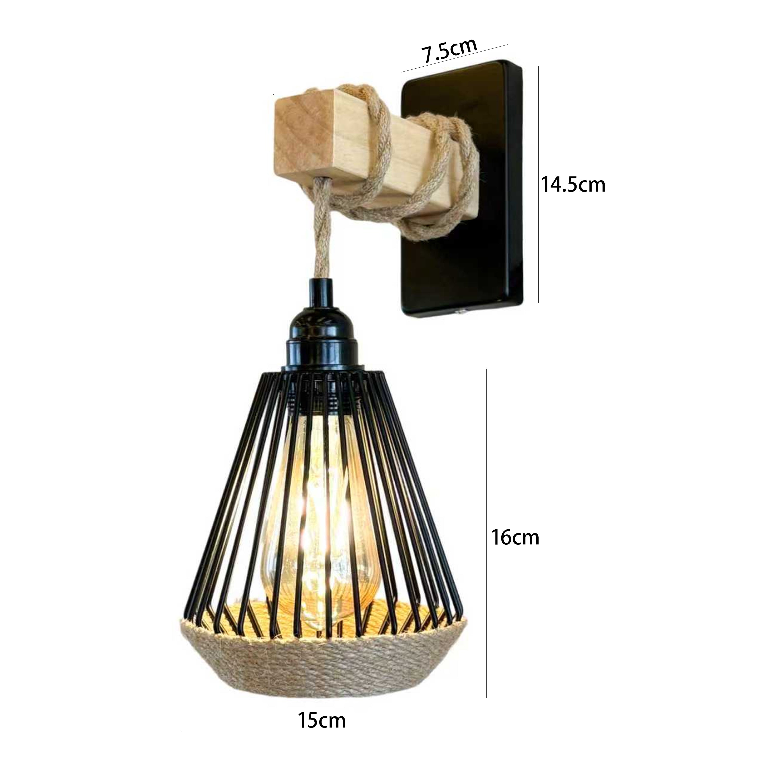 Aplica moderna, soclu E27, D15 x H41 cm – JD-28