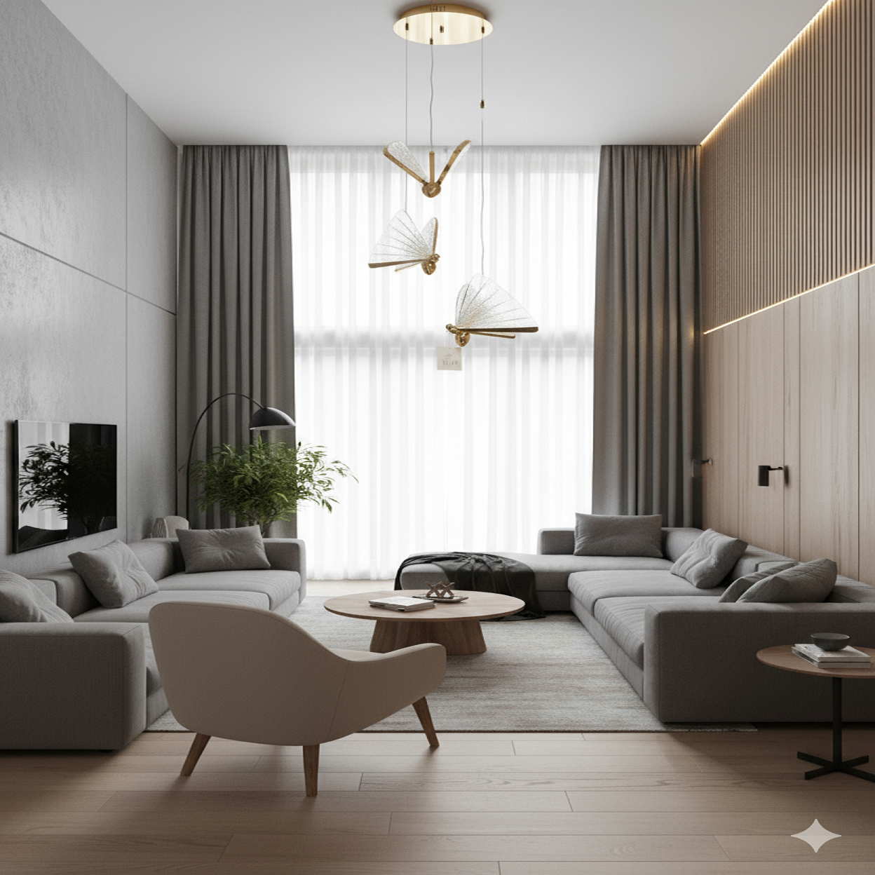 Lustra LED tip fluture 1125-3