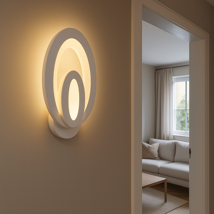 Aplica LED modernă B03, lumină reglabilă 3000–6500K, design vertical compact