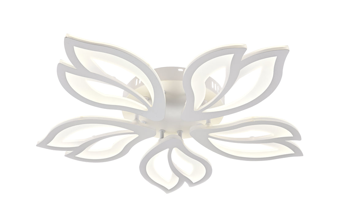 Lustra LED 90W cu telecomandă, Ø620 mm, lumină reglabilă 3000–6500K – model 19250/5WH