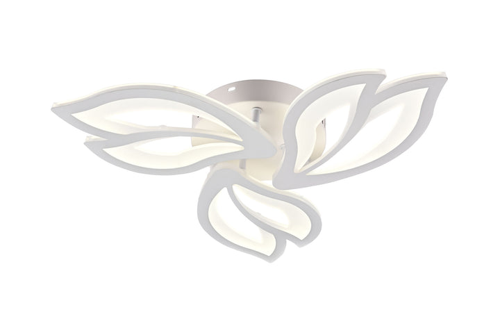 Lustra LED 60W cu telecomandă, Ø535 mm, lumină reglabilă 3000–6500K – model 19250/3N WH