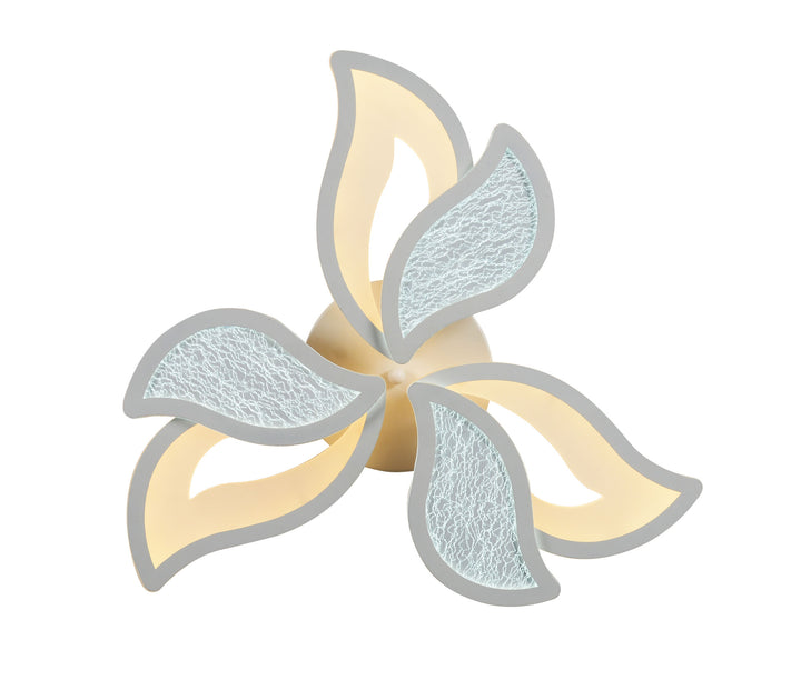 Lustra LED 138W cu telecomandă, Ø650×90 mm, lumină reglabilă 3000–6500K – model 19252/3+3WH