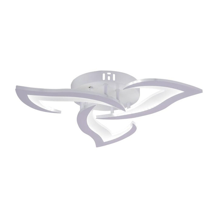 Lustra LED 42W cu telecomanda, Ø565 mm, lumină ajustabilă 3000K–6500K – model 19302/3N WH