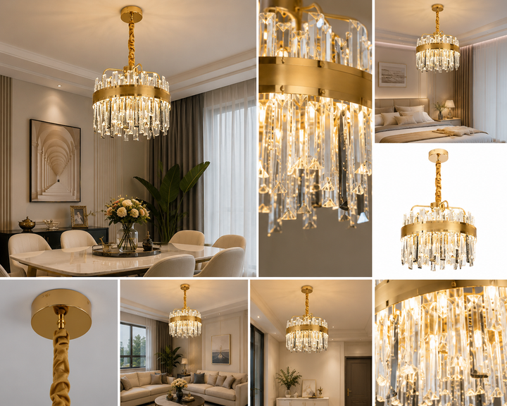 Candelabru LED  92 W, Ø ≈ 400 mm, temperatură reglabila 2800–6500 K – model 8652/400 SKG
