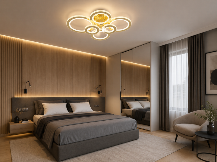 Lustra LED modernă cu lumină reglabilă – Model 26064/2+2+2C TIGD
