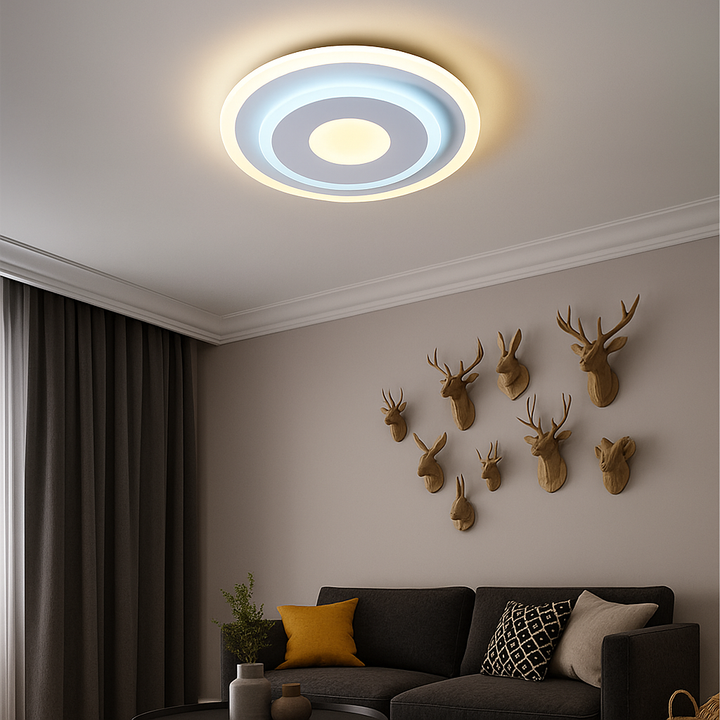 Plafonieră LED 46W, Ø240 mm, lumină reglabilă 3000K–6500K – model 19353/240