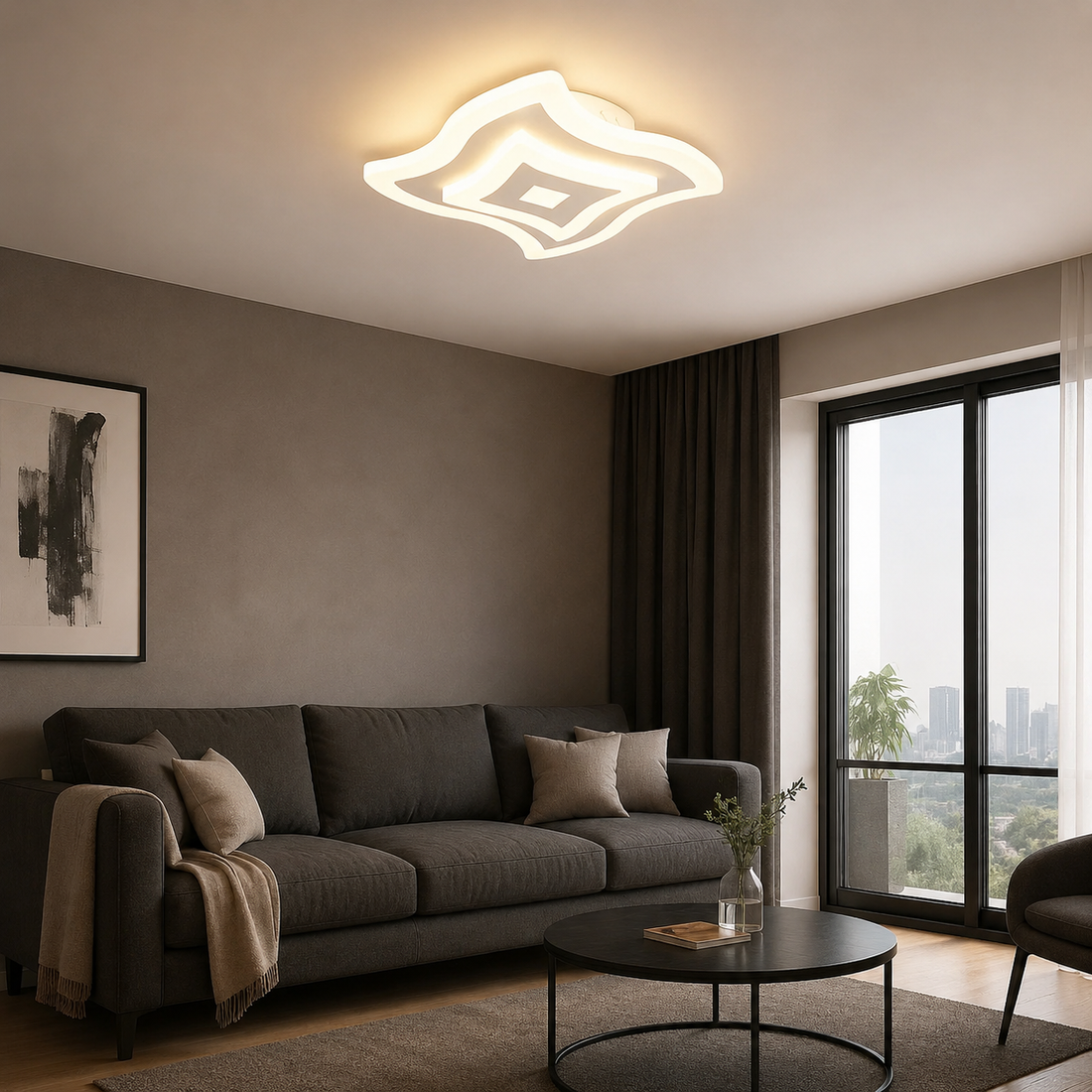 Aplica LED 50W, Ø240 mm, lumină reglabilă 3000–6500K – model 19143/240