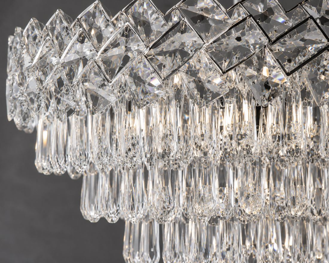 Candelabru de Cristal Elegant –8650/600 | Ø60 cm, 9x E27