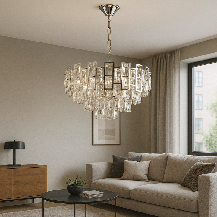 Candelabru  Crystal Glam Ø600×H380 mm, 9xE27 (max. 60W), 2800–6500 K