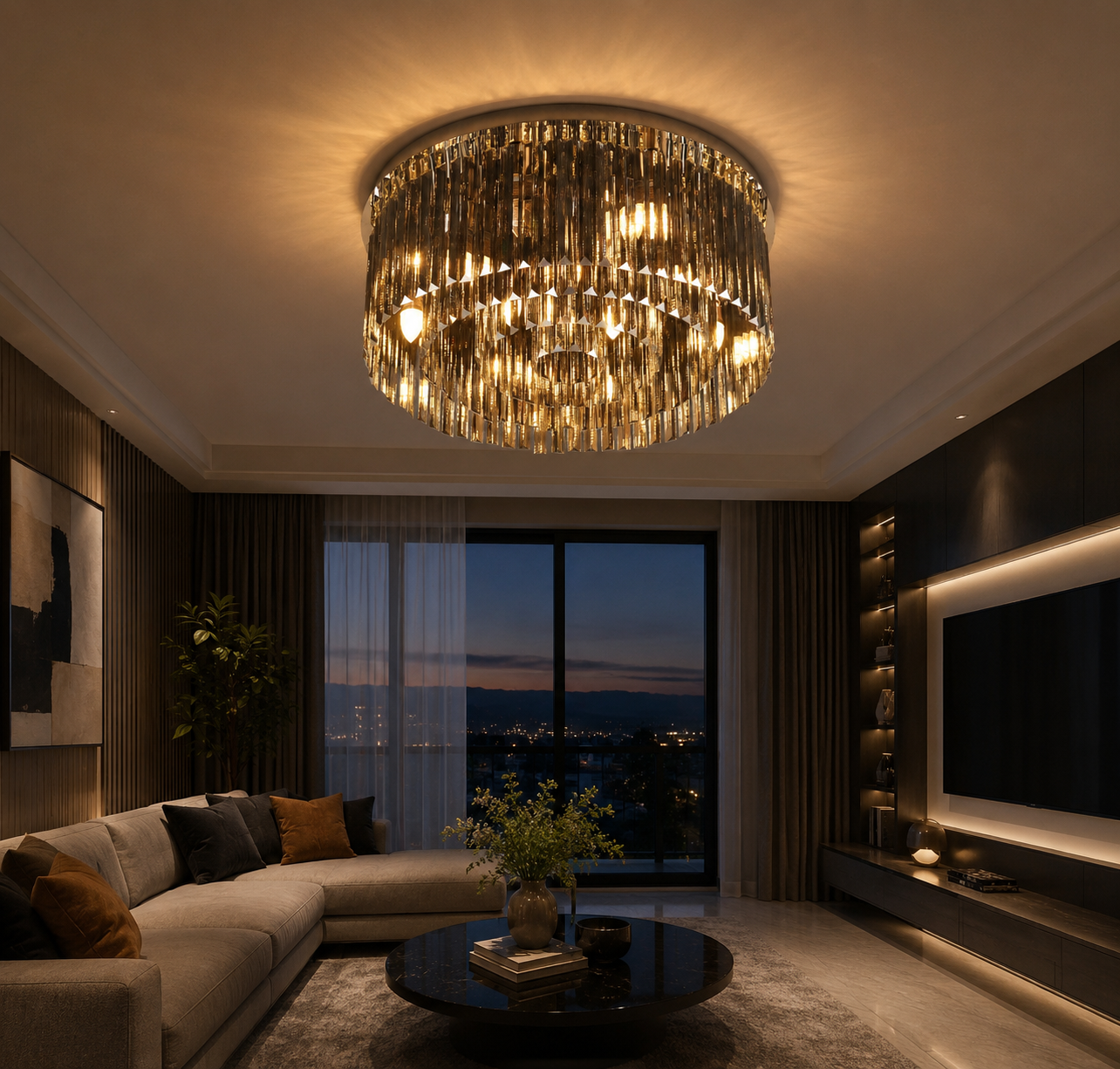 Lustra Crystal Elegance 8457/600 – Eleganță și Strălucire pentru Interioare Rafinate