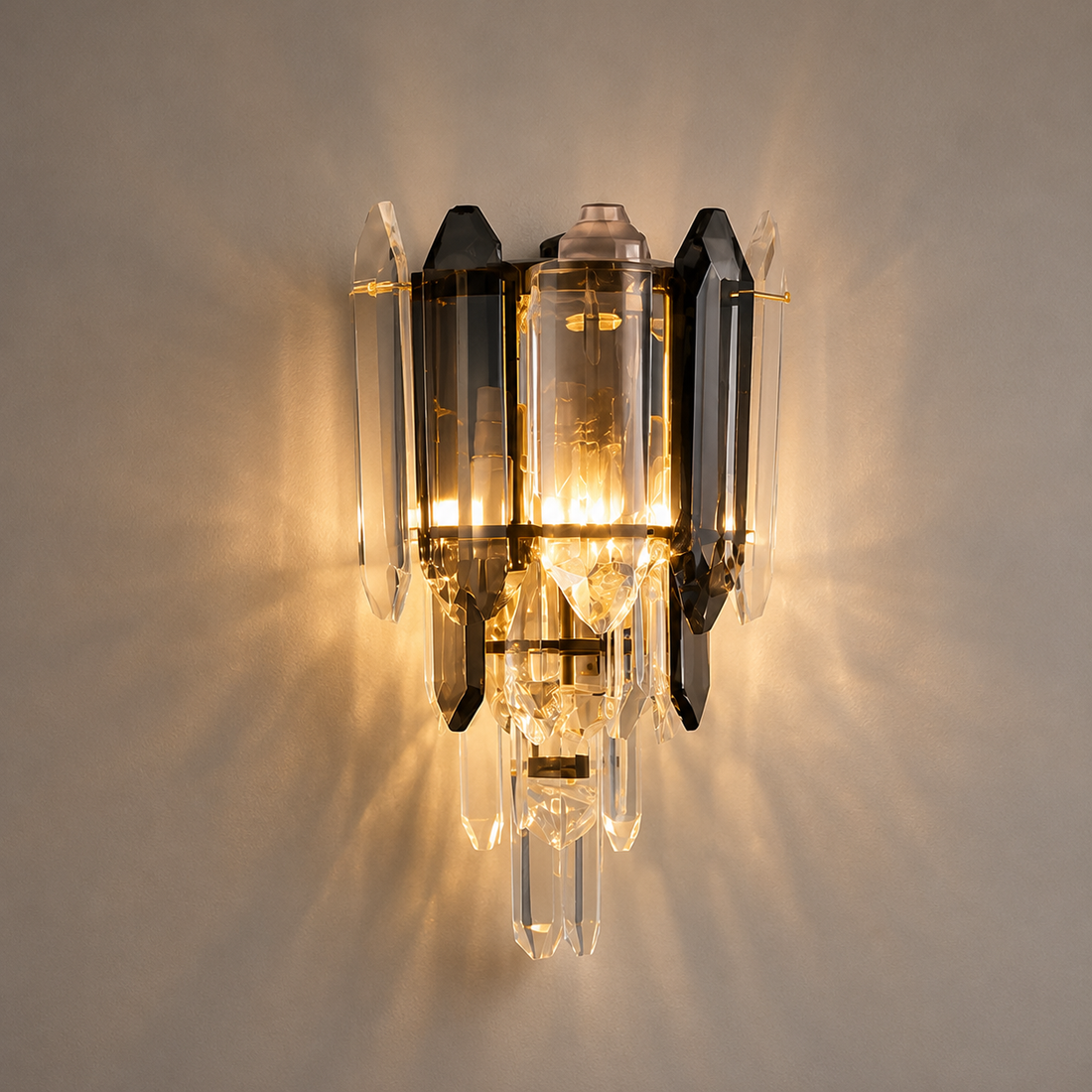 Aplica LED cu 2 surse E27, L ≈ 230 mm, finisaj auriu – model 20564/2FG