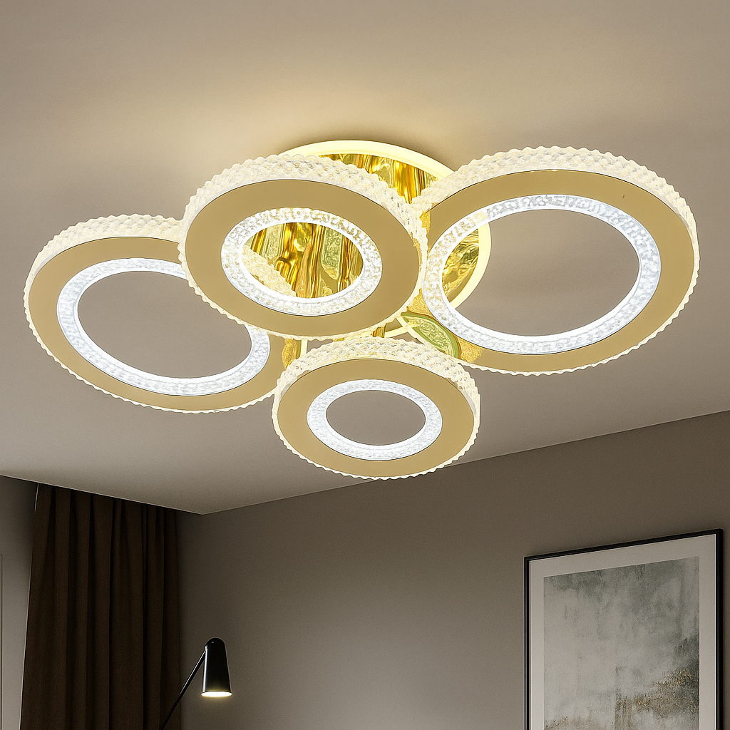 Lustra LED modernă cu lumină reglabilă – Model 26064/2+2C TIGD