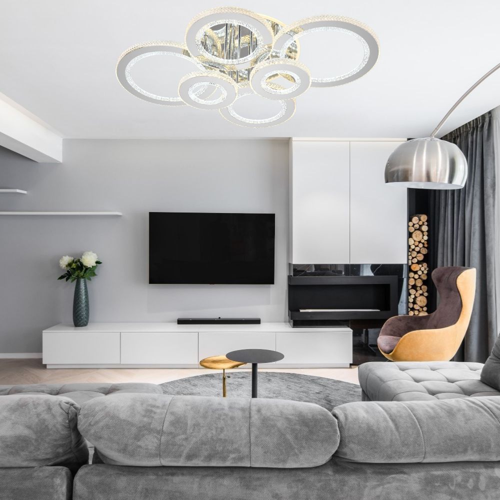 Lustra LED modernă cu lumină reglabilă – Model 26064/2+2+2CR