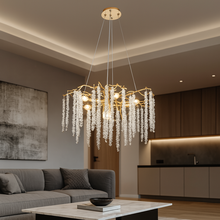 Candelabru decorativ cu 6 surse de lumină – Model 27095/600 OG+FGD