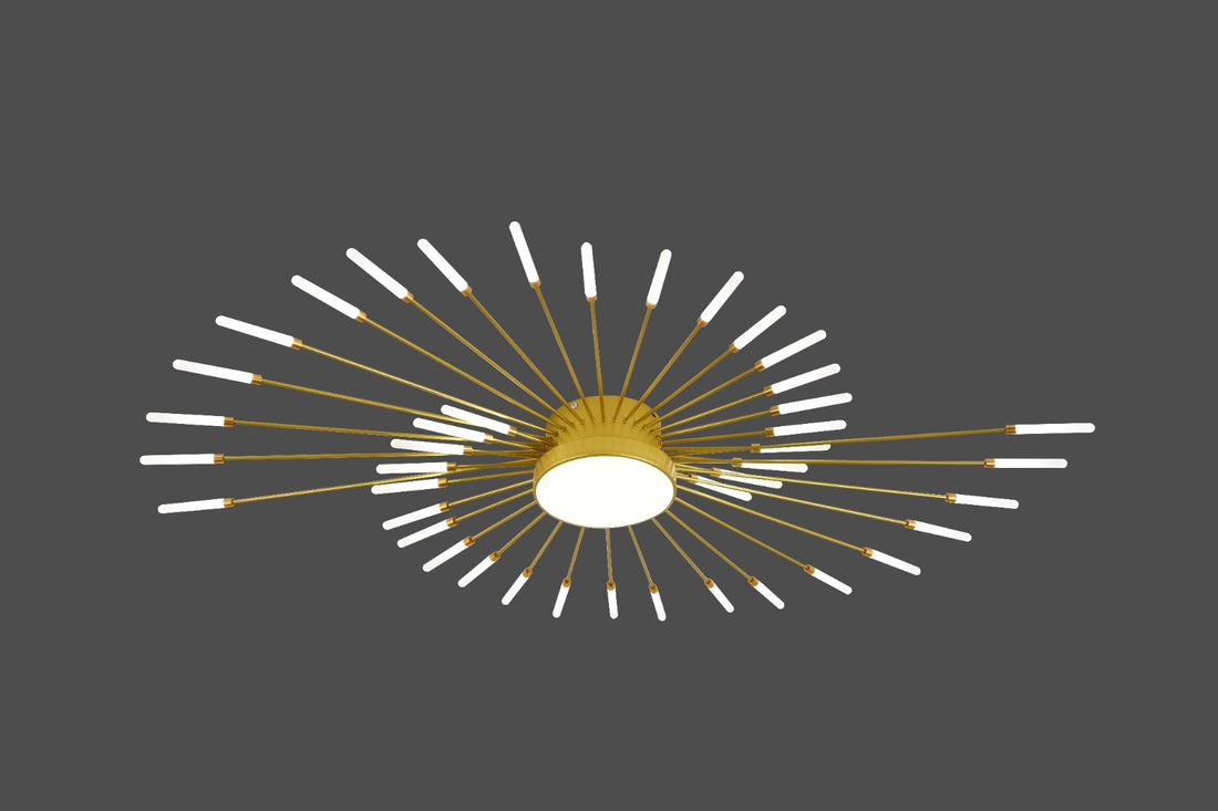 Lustra LED modernă D1280×H110 mm, 51×2W, telecomandă, 27127/42+1 PLG