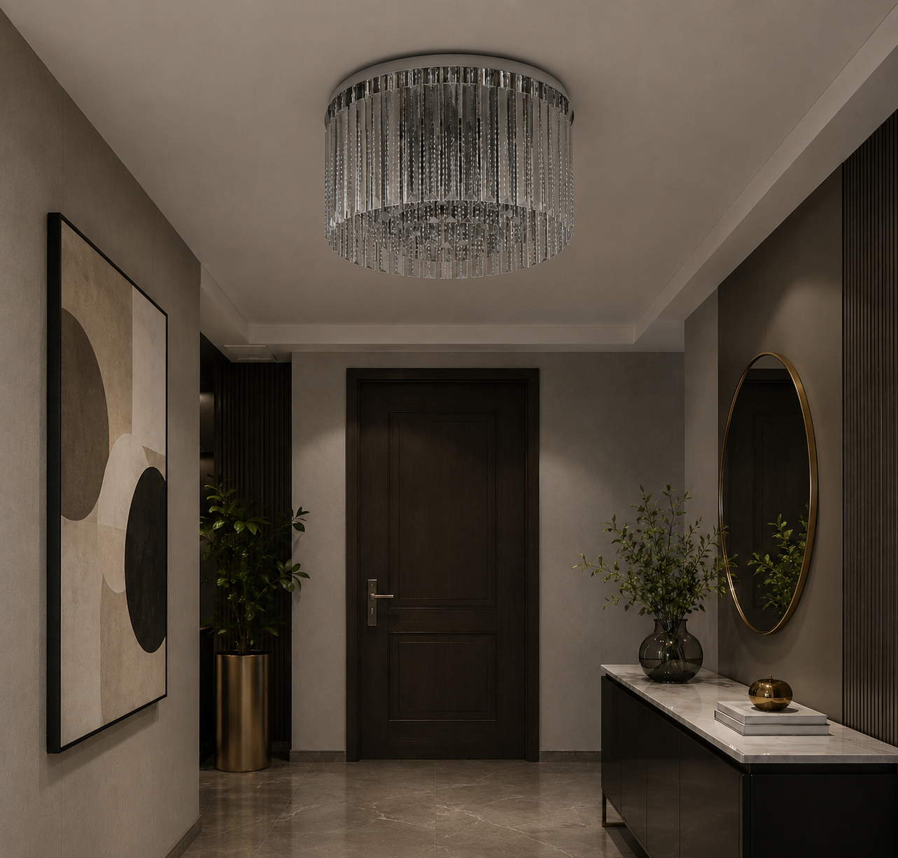Lustra Crystal Elegance 8457/400 – Design Modern cu Cristale Premium