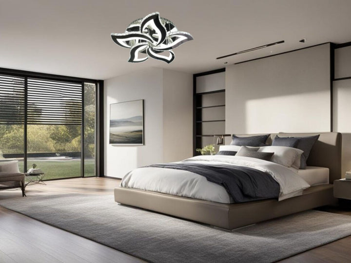 Lustra LED RGB 2923-5 – Ø630 mm, 156W, Culoare Reglabila & RGB, cu Telecomanda