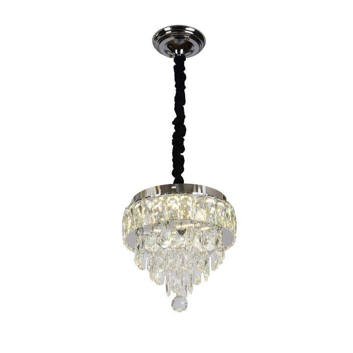 Candelabru LED Cristal Ø300 cu Telecomandă – 52W, Model 2960-300