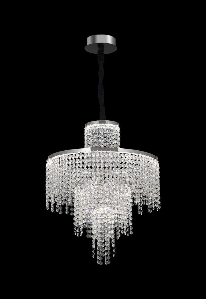 Lustra LED Silver Cristal CU TELECOMANDĂ 2965/500