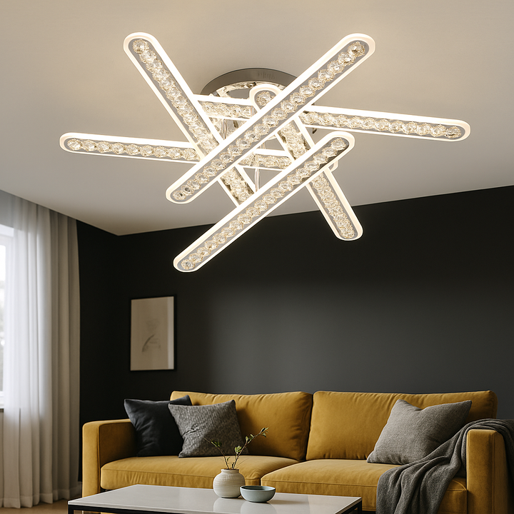 Lustra  LED cu Telecomanda, 300W , Ø81 cm