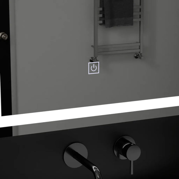 Oglinda LED Baie – Rectangulara C200S_50X70 Touch, cu Iluminare Modernă și Sistem Tactil