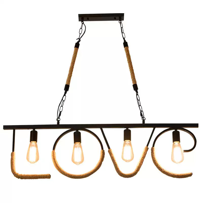 Pendul rustic cu 8 becuri, Ø1000×H290 mm, E27 max 60W, JD-83