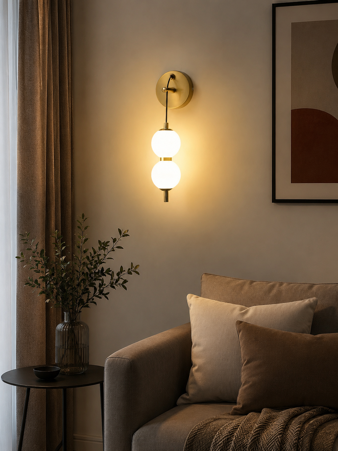 Aplica LED 59106/2 , 20W, lumină reglabilă 3000K-6500K, design modern