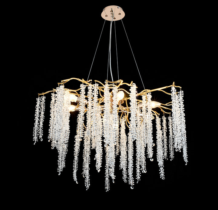 Candelabru decorativ cu 8 surse de lumină – Model 27095/800 OG+FGD