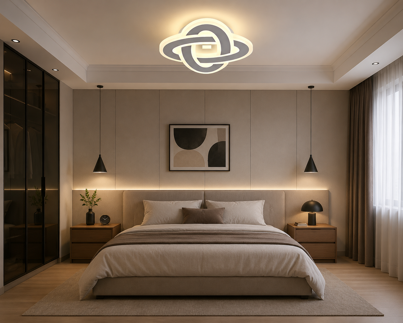 Aplica LED 60W, Ø240 mm, lumină reglabilă 3000–6500K – model 19145/240