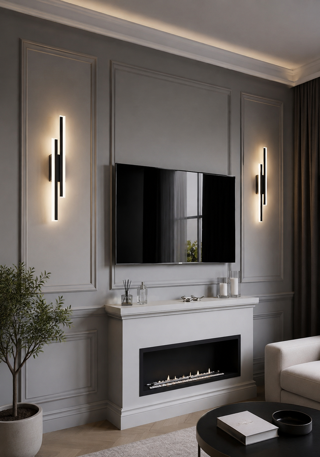 APLICA LED PENTRU PERETE MODEL 71365/2 BK