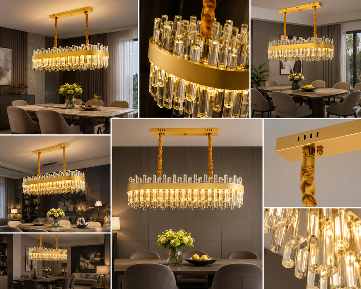 Candelabru LED, 140 W, Ø ≈ 800 × 350 mm, temperatura reglabilă 2800–6500 K – model 8652/80×35 SKG