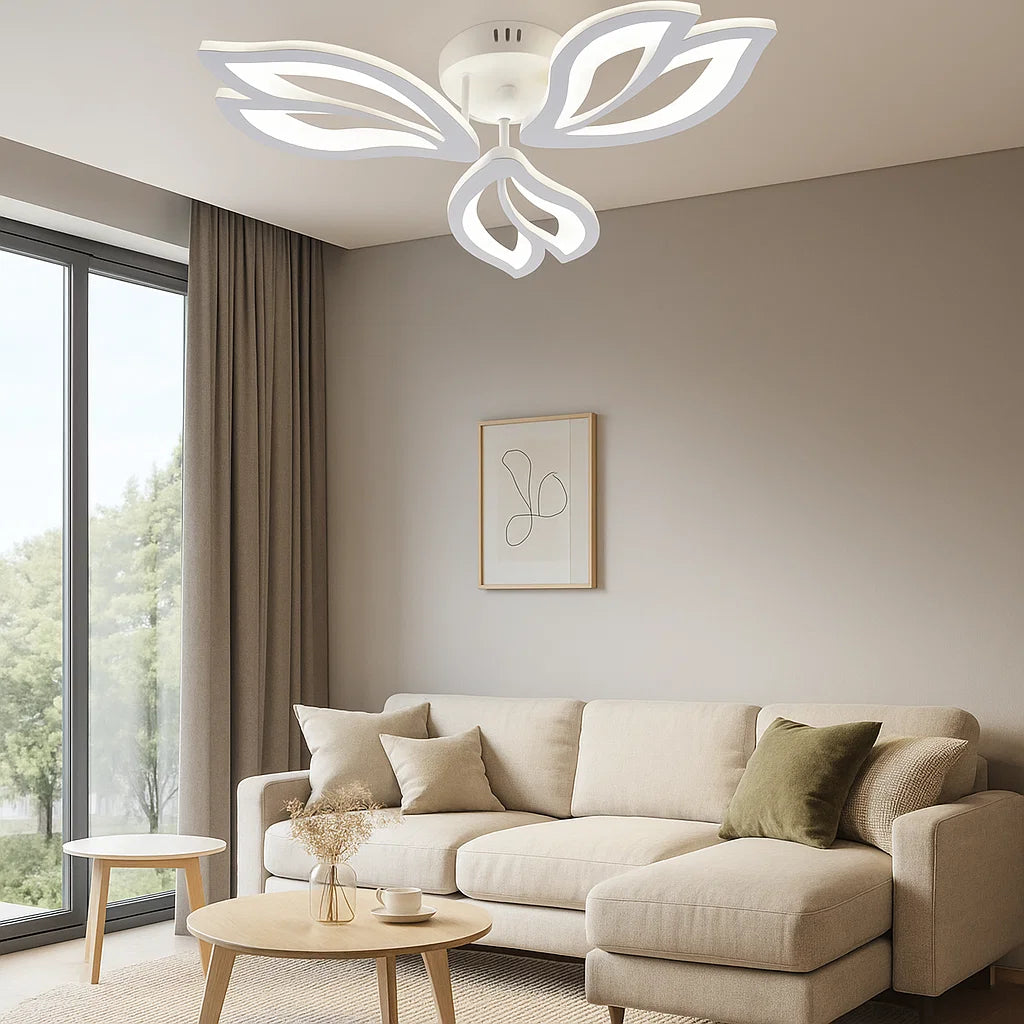 Lustra LED 60W cu telecomandă, Ø535 mm, lumină reglabilă 3000–6500K – model 19250/3N WH