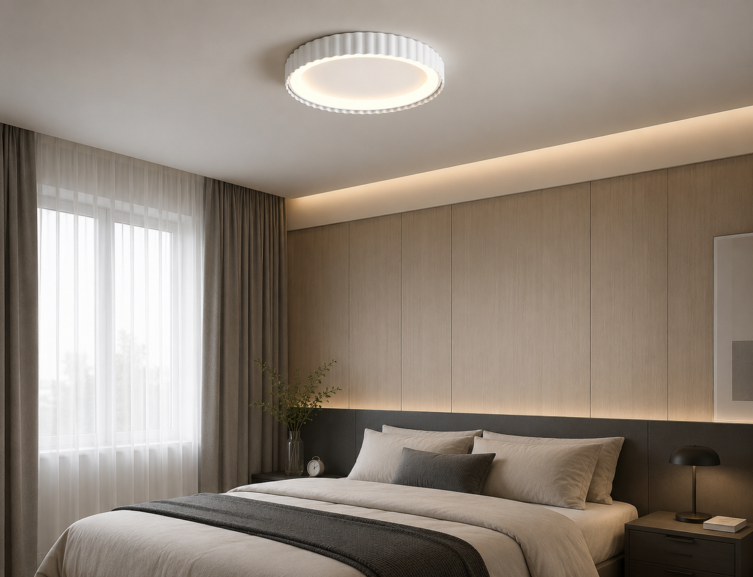 Plafoniera  LED rotundă albă cu margini decorative și telecomandă – 62W – 77259/500A1 WH
