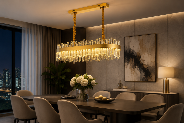Candelabru LED, 140 W, Ø ≈ 800 × 350 mm, temperatura reglabilă 2800–6500 K – model 8652/80×35 SKG