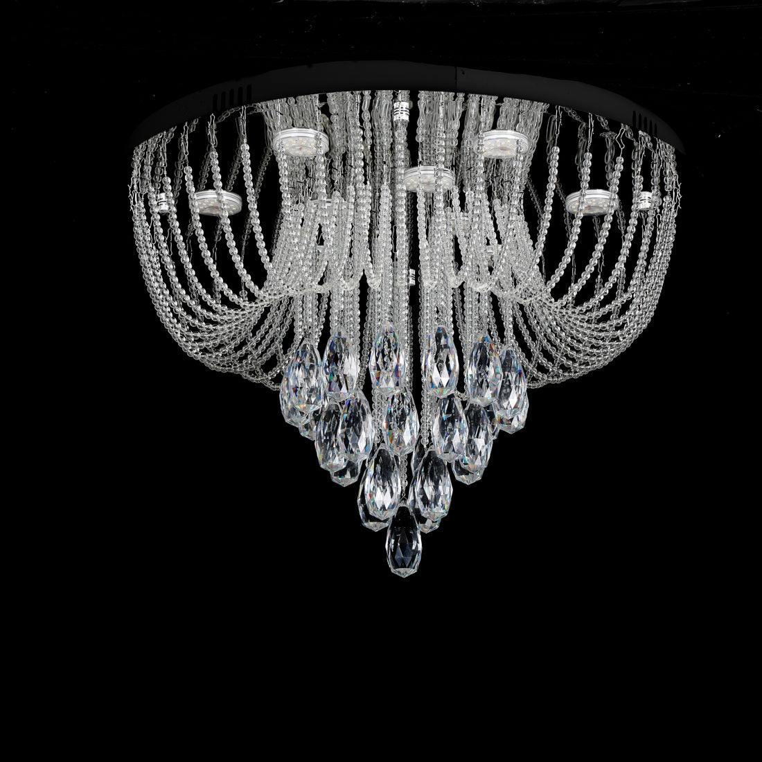 Candelabru LED patrat 45W, 4000K, 9 surse de lumina