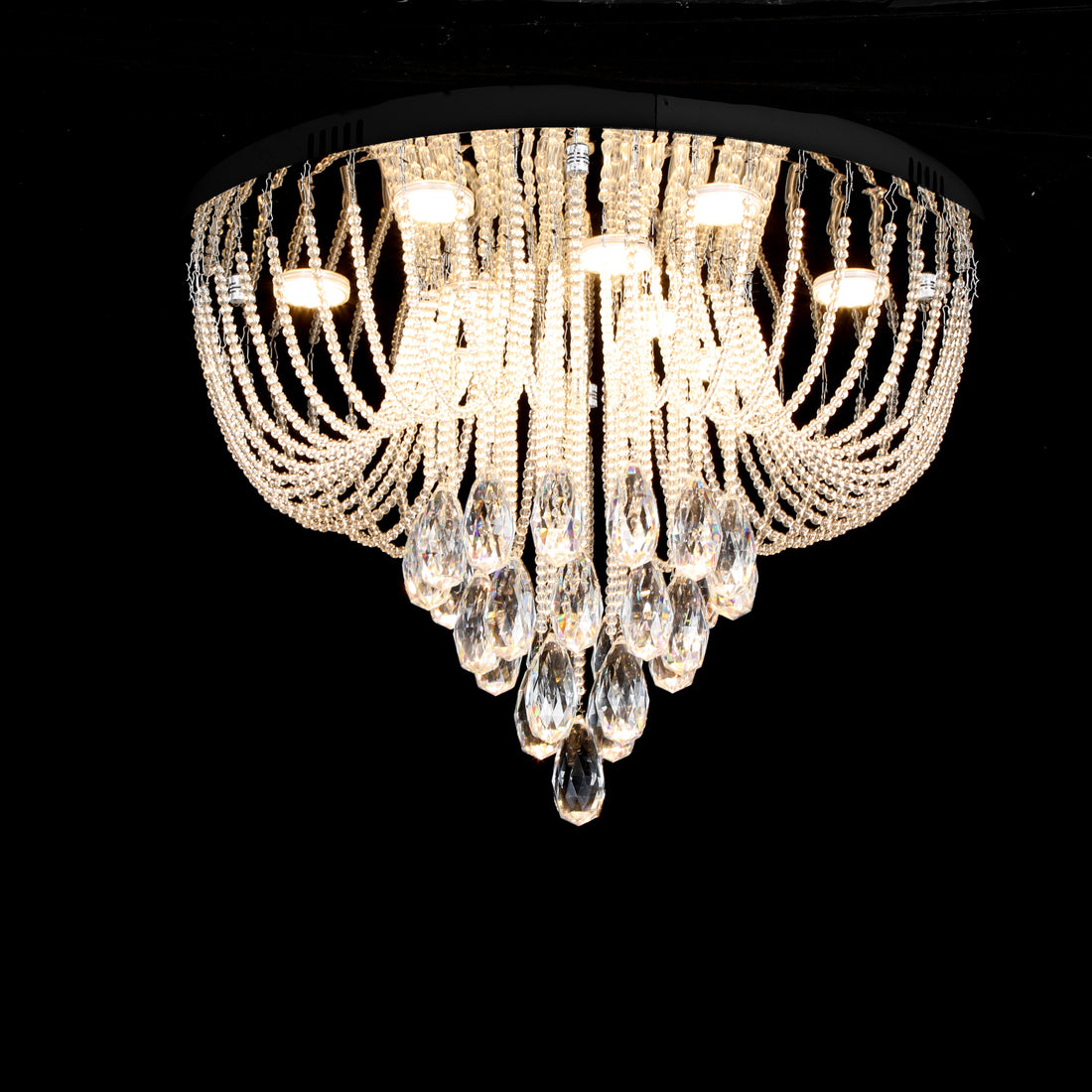 Candelabru LED patrat 45W, 4000K, 9 surse de lumina