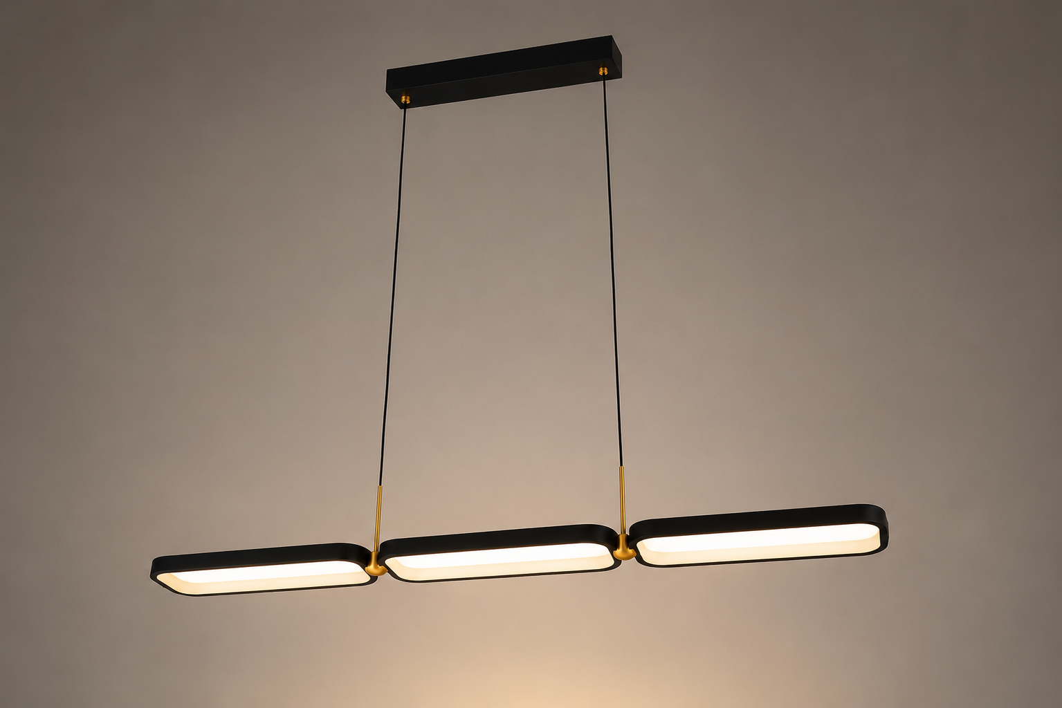 Pendul LED modern cu telecomandă, 80 W, 920×120 mm, înălțime reglabilă până la 1200 mm, temperatură reglabilă 2800–6500 K – model 8739/90