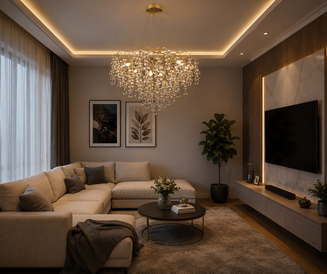 Candelabru decorativ cu 8 becuri E14 – Model 27096/800 OG+FGD