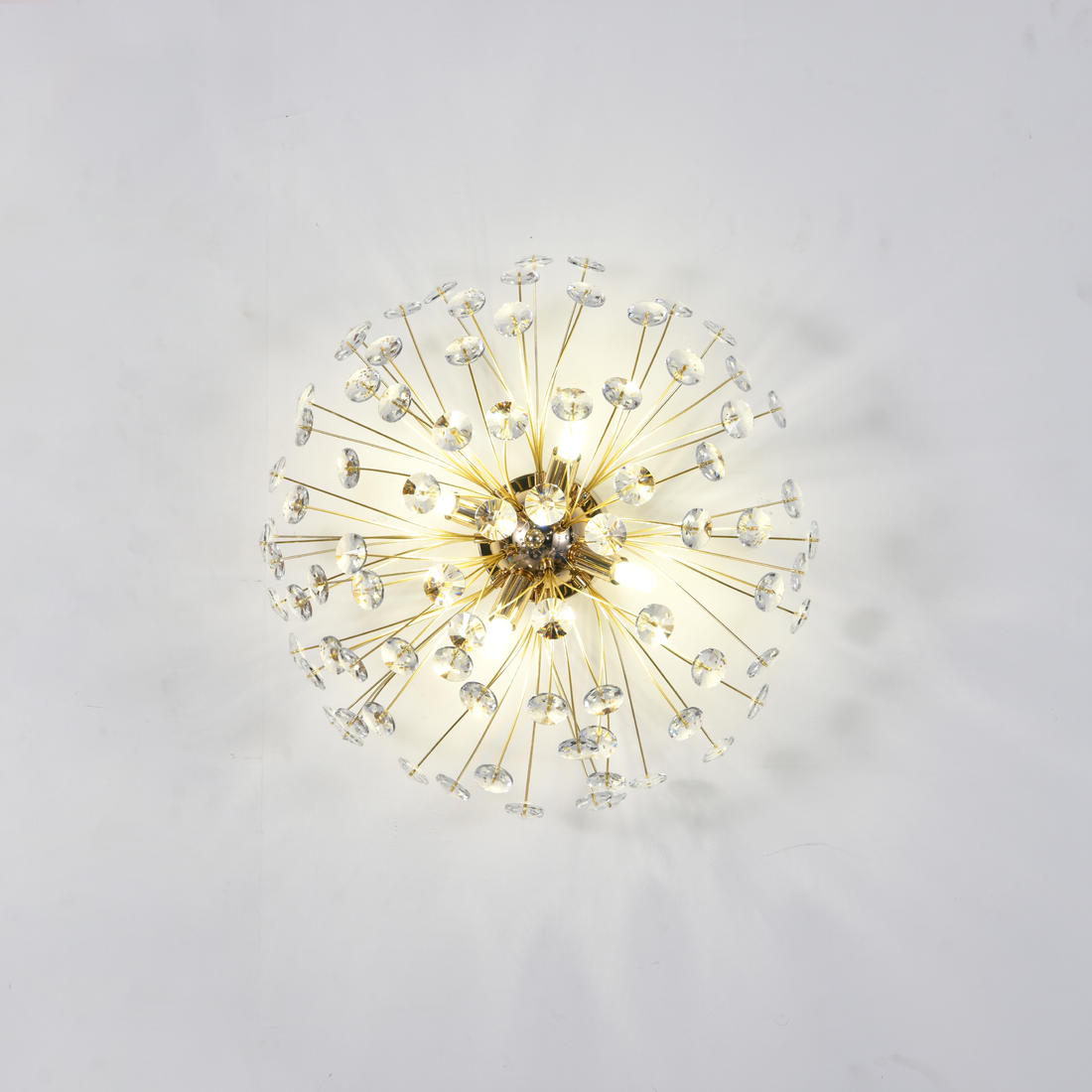 Candelabru  de tavan moderna – 4xG9, Ø400×H235 mm, Auriu FGD (5550-400 FGD)
