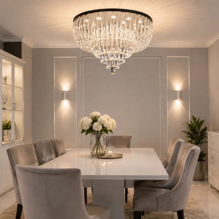 Candelabru LED patrat 45W, 4000K, 9 surse de lumina 6049/9