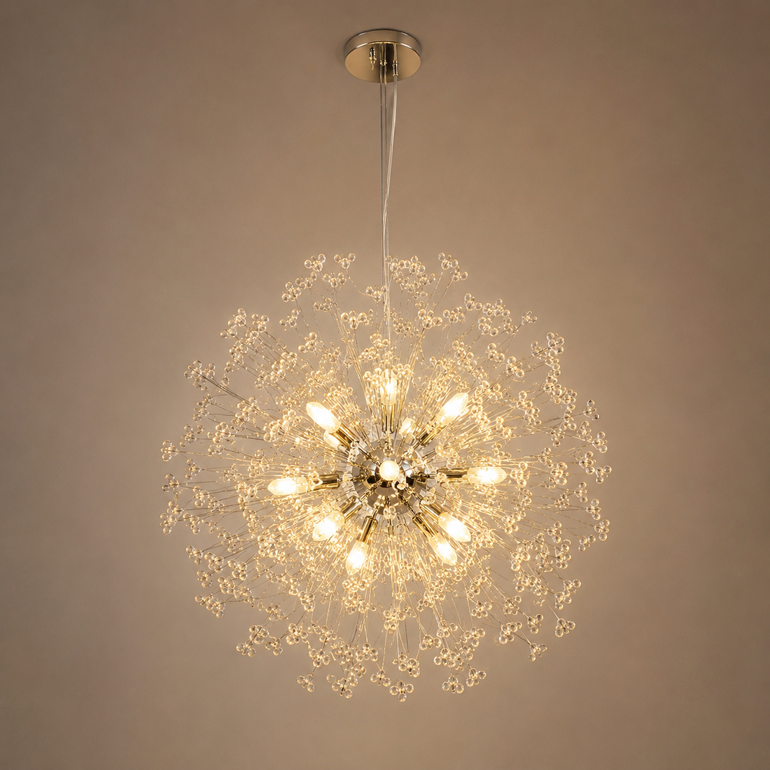Candelabru Led Modern  cu 12 surse de lumină – Model 26011/12CR